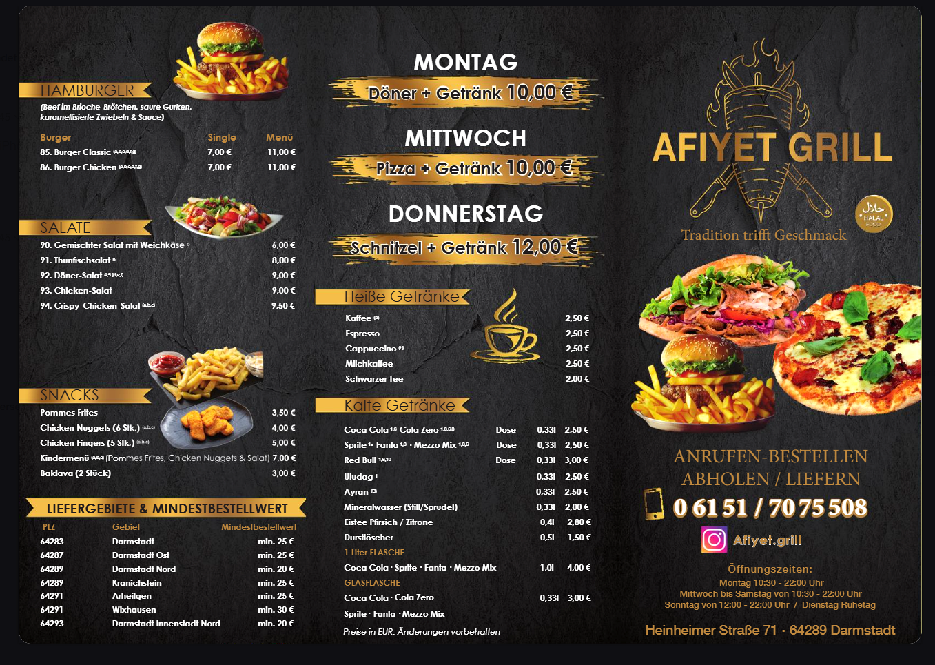 Afiyet Grill Speisen